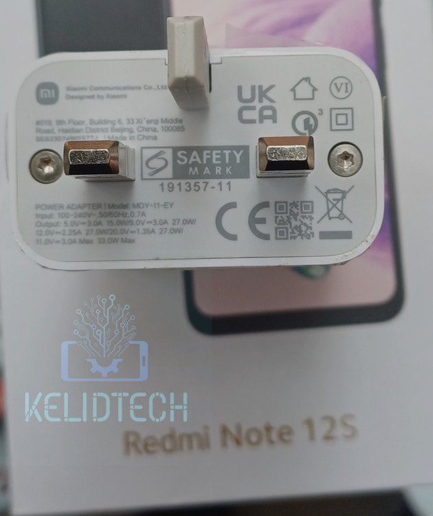 شارژر 33 وات اورجینال شیائومی