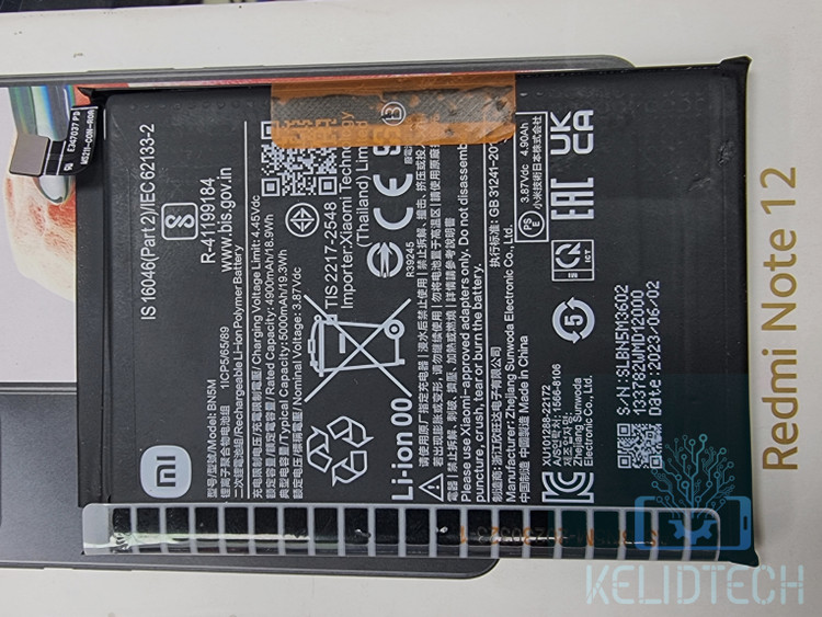باتری اورجینال شیائومی ردمی نوت 12