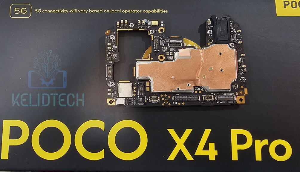 مین برد اورجینال و روشن شیائومی POCO X4 Pro 5G آماده استفاده
