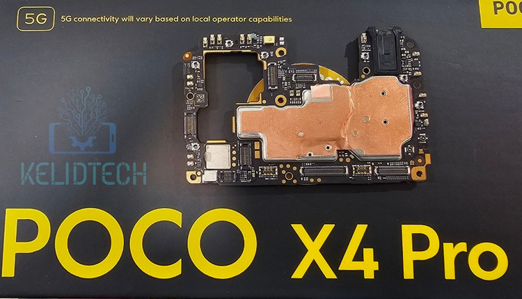 مین برد اورجینال و روشن شیائومی POCO X4 Pro 5G آماده استفاده